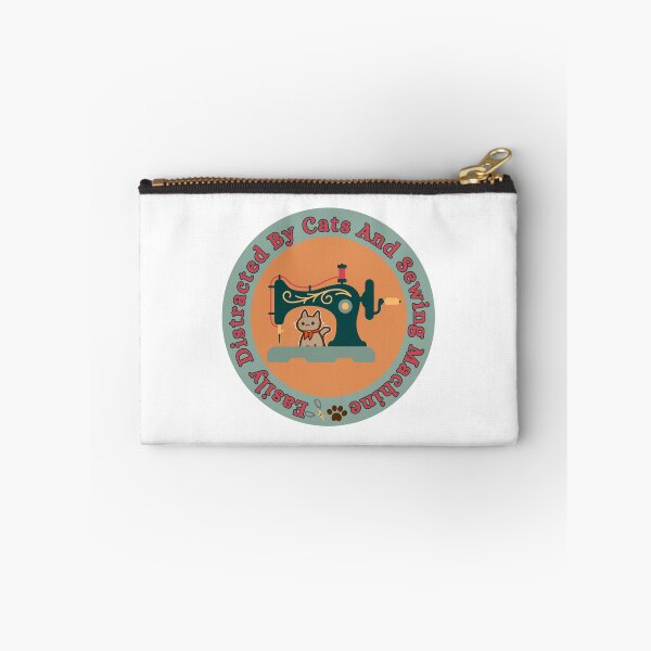 Item preview, Easily Distracted By Cats And Sewing Machine designed and sold by Wiss2Arts.