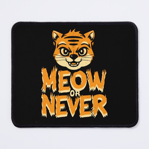 Item preview, Meow or Never Cat Fifties Retro urgency urgent designed and sold by w1ckerman.