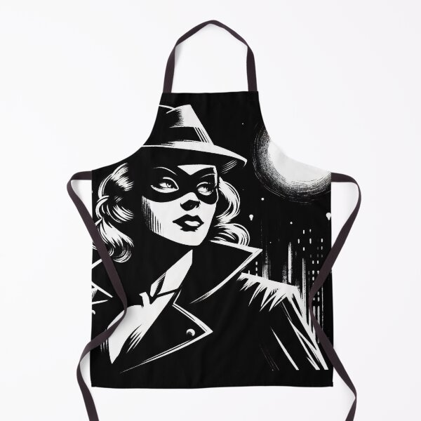 Item preview, Noir Woman with Scarlet Lips [Vintage, Retro] designed and sold by RESToRAPTOR.