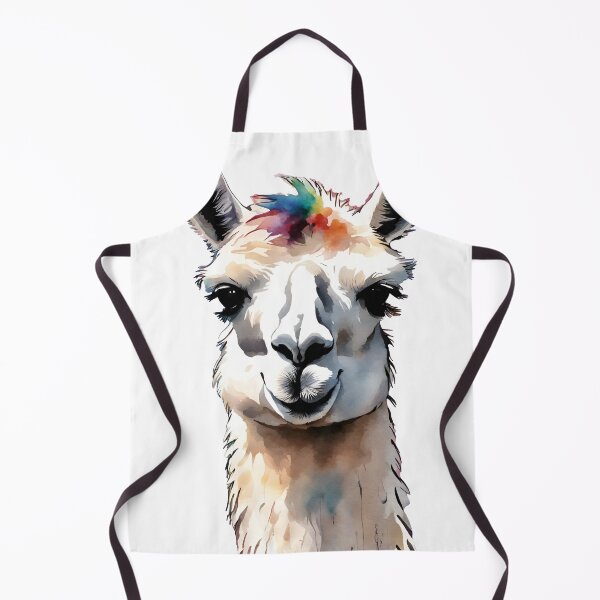 Item preview, Watercolor Llama designed and sold by LittleGoblinPrs.