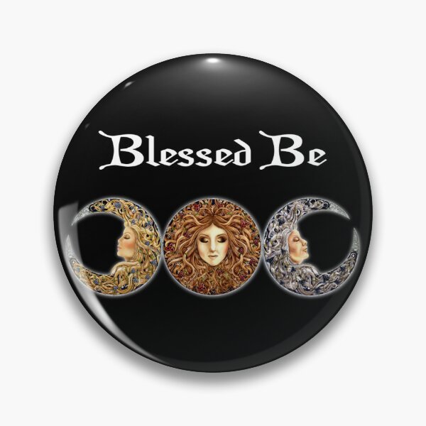 Item preview, Triple Moon Goddess Wiccan Pagan Blessed Be designed and sold by Atteestude.