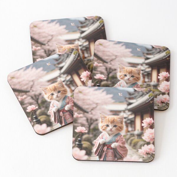 Item preview, Kawaii Cat in Kimono designed and sold by ARESUSTAR.