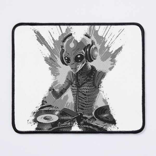 Item preview, An alien playing vinyl records designed and sold by Boogeyman Bill.
