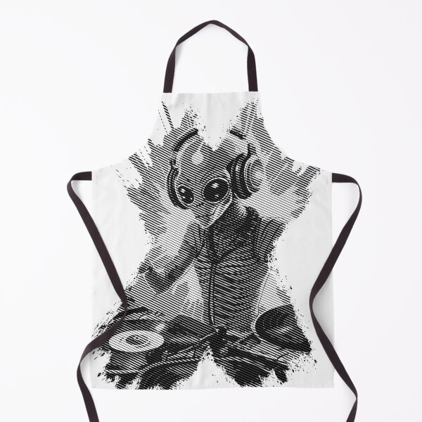 Item preview, An alien playing vinyl records designed and sold by Boogeyman Bill.
