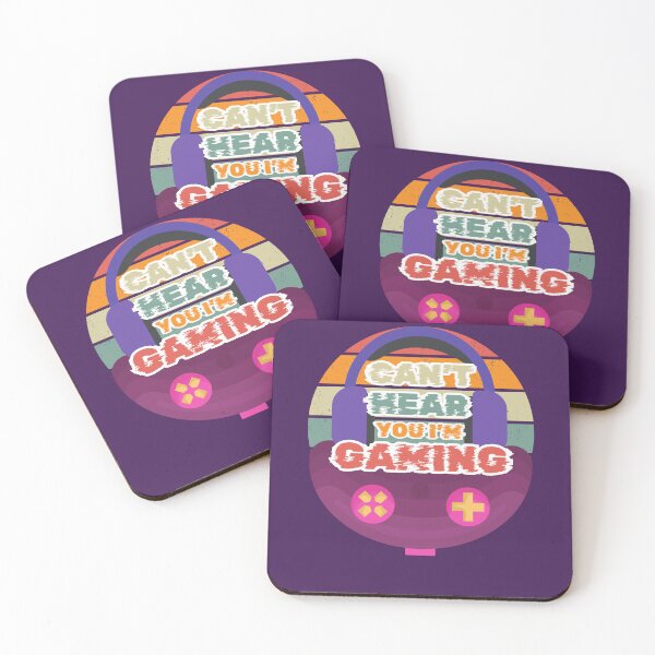 Item preview, Funny Gamer Gift Idea Vintage Can't Hear You I'm Gaming designed and sold by AB-NewStyle.