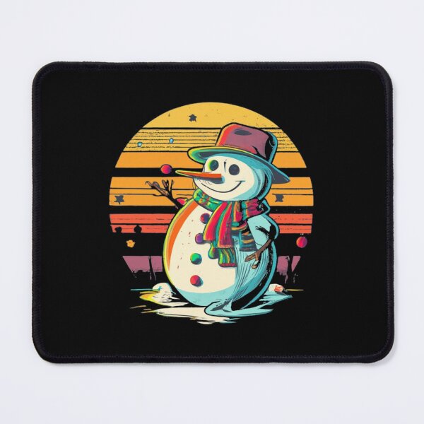 Item preview, Vintage colors sunset and snowman designed and sold by desinganddecor.