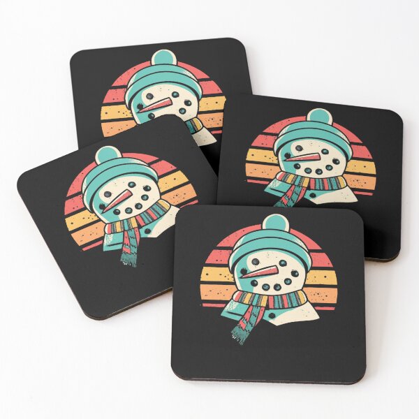 Item preview, Vintage colors sunset and snowman designed and sold by desinganddecor.