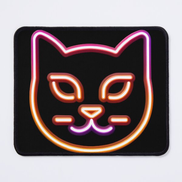 Item preview, Neon Light Cat for Cat Lovers designed and sold by StickaTime.