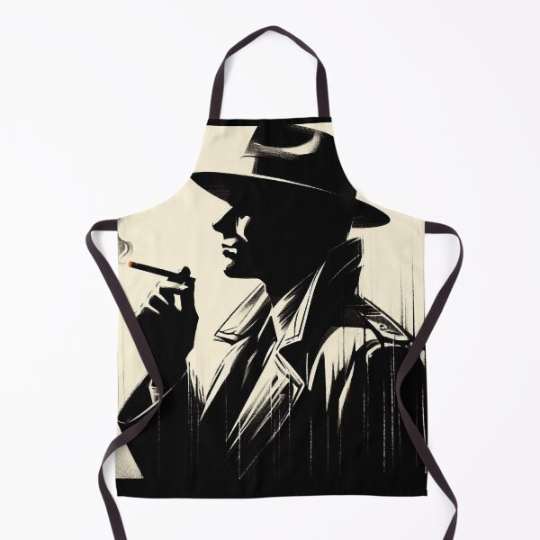 Item preview, Noir Silhouette of a detective [Vintage, Retro] designed and sold by RESToRAPTOR.