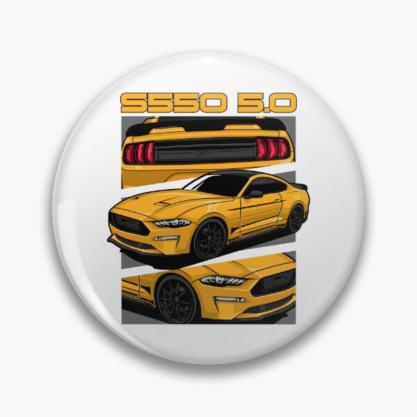 Item preview, Ford Mustang GT S550 5.0 Yellow designed and sold by vektoranda.