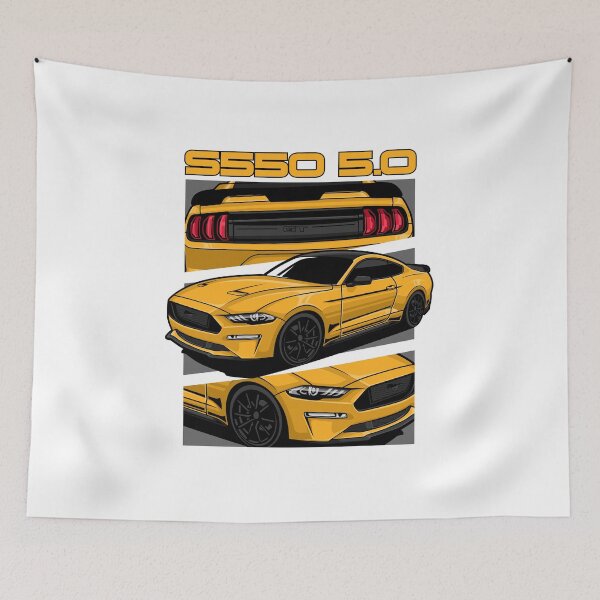 Item preview, Ford Mustang GT S550 5.0 Yellow designed and sold by vektoranda.
