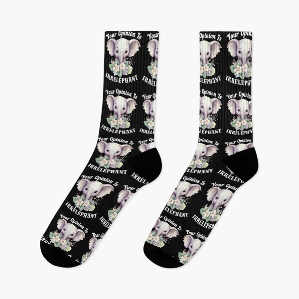 Item preview, Your Opinion Is Irrelephant designed and sold by ElephantVibes.
