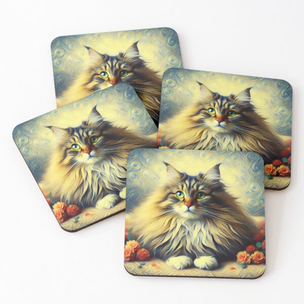 Item preview, Whiskered Renaissance Tapestry designed and sold by BastKittyStore.