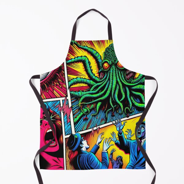 Item preview, Trippy Psychedelic Attack Of Cthulhu designed and sold by AIPixelMaster.