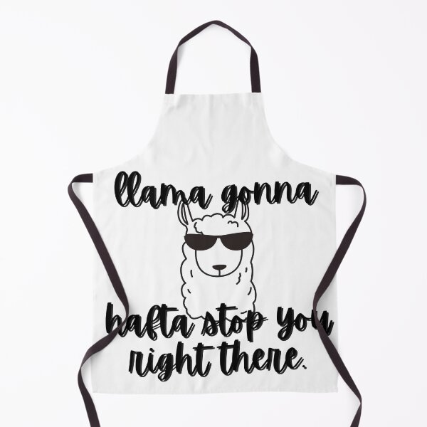 Item preview, Llama Gonna Hafta Stop You Right There (light background) designed and sold by LittleGoblinPrs.