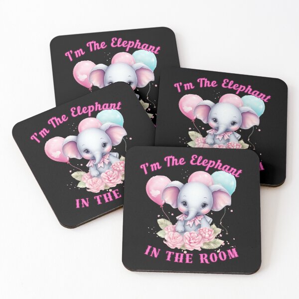 Item preview, I’m The Elephant In The Room. elephant head designed and sold by ElephantVibes.
