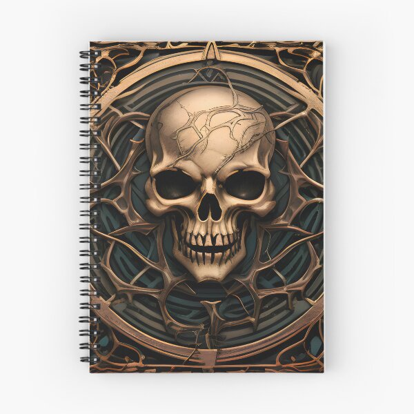 Item preview, Gothic Skull and Roses Design - Unique Floral designed and sold by PandaTShirtShop.