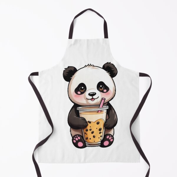 Item preview, Panda Drinking Boba Tea Cute Kawaii designed and sold by dimaxstore.