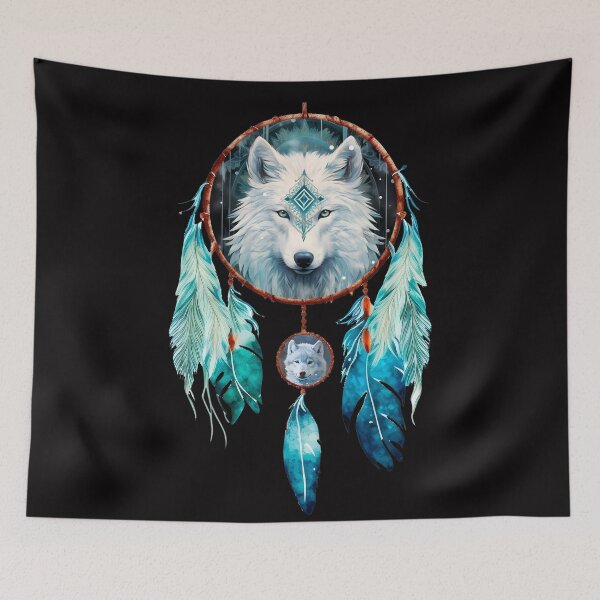 Item preview, Wolf Dreamcatcher designed and sold by Karen Wood.