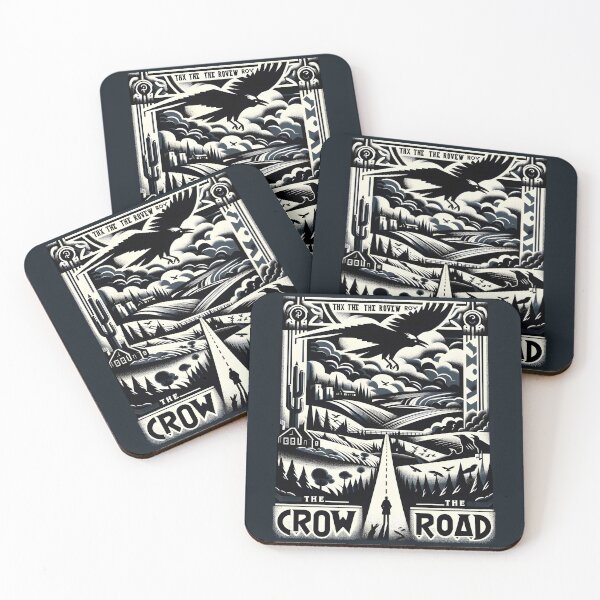Item preview, The Crow Road 1950s Vintage Communist Poster V2 designed and sold by Sovietmovies.