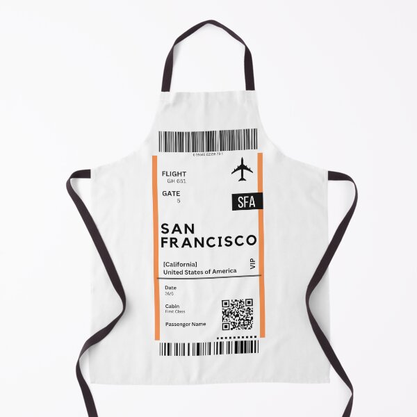 Item preview, San Francisco, California USA Airplane Boarding Pass designed and sold by RoamInk.