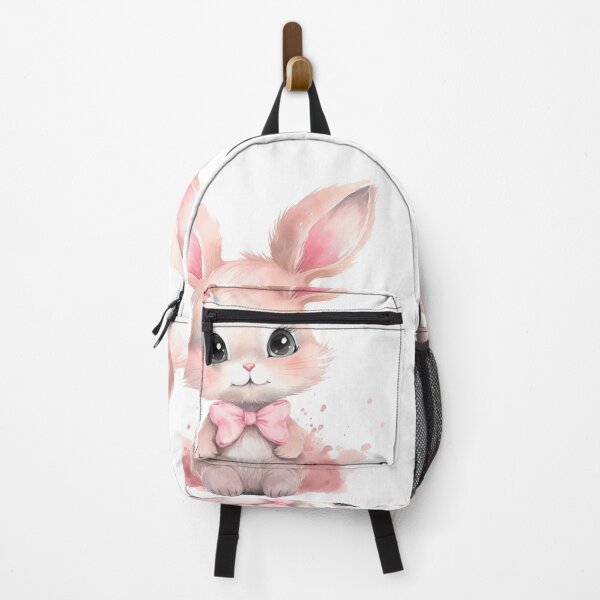 Item preview, Pretty in Pink: Watercolor Illustration of a Cute Bunny designed and sold by tasiawatercolor.