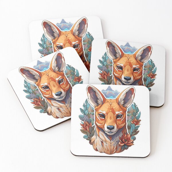 Item preview, AUSTRALIA KANGAROO AUSSIE ROO FLAG ROUNDEL designed and sold by ArteeInnovation.