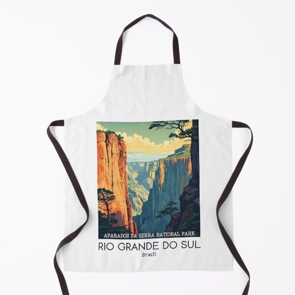 Item preview, A Vintage Travel Illustration of Aparados da Serra National Park - Rio Grande do Sul - Brazil  designed and sold by GoodOldVintage.