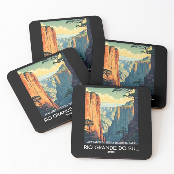 Item preview, A Vintage Travel Illustration of Aparados da Serra National Park - Rio Grande do Sul - Brazil  designed and sold by GoodOldVintage.