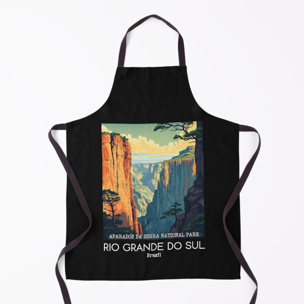 Item preview, A Vintage Travel Illustration of Aparados da Serra National Park - Rio Grande do Sul - Brazil  designed and sold by GoodOldVintage.