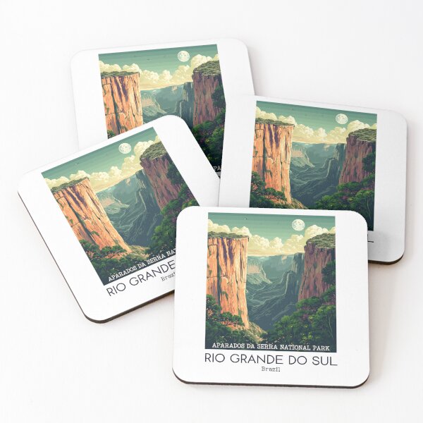 Item preview, A Vintage Travel Illustration of Aparados da Serra National Park - Rio Grande do Sul - Brazil  designed and sold by GoodOldVintage.