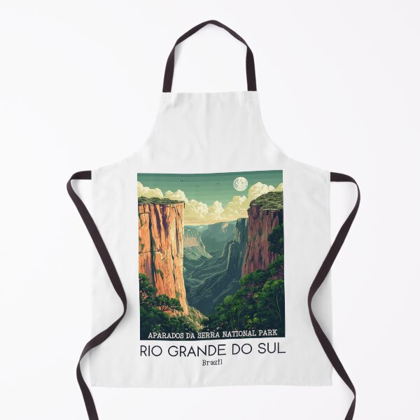 Item preview, A Vintage Travel Illustration of Aparados da Serra National Park - Rio Grande do Sul - Brazil  designed and sold by GoodOldVintage.