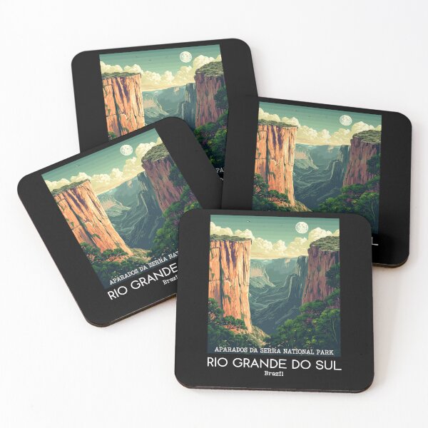 Item preview, A Vintage Travel Illustration of Aparados da Serra National Park - Rio Grande do Sul - Brazil  designed and sold by GoodOldVintage.