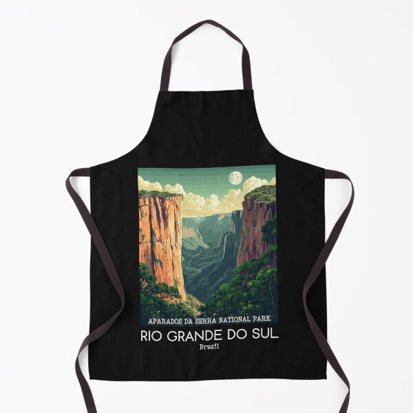 Item preview, A Vintage Travel Illustration of Aparados da Serra National Park - Rio Grande do Sul - Brazil  designed and sold by GoodOldVintage.
