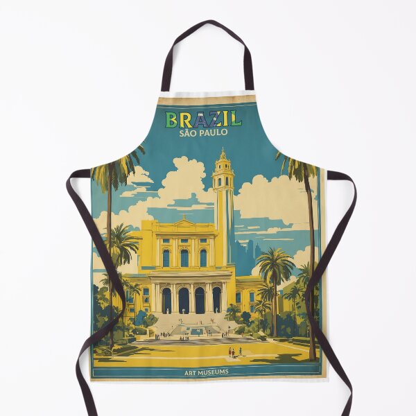 Artikelvorschau, Sao Paulo Brasilien Vintage Poster Tourismus entworfen und verkauft von TravelersGems.