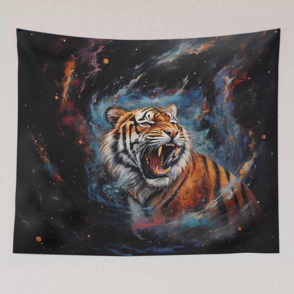 Item preview, Cosmic Tiger designed and sold by LivingArtClips.