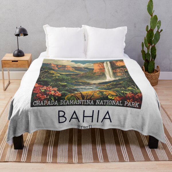 Item preview, A Vintage Travel Illustration of Chapada Diamantina National Park - Bahia - Brazil designed and sold by GoodOldVintage.