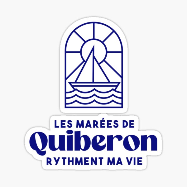 Aperçu de l'œuvre Quiberon les marées rythment ma vie- Bretagne Morbihan 56 Mer Vacances Plage créée et vendue par Burning Dog.