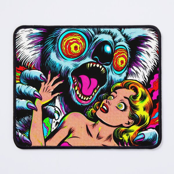 Item preview, Trippy Psychedelic Koala Monster Attack designed and sold by AIPixelMaster.