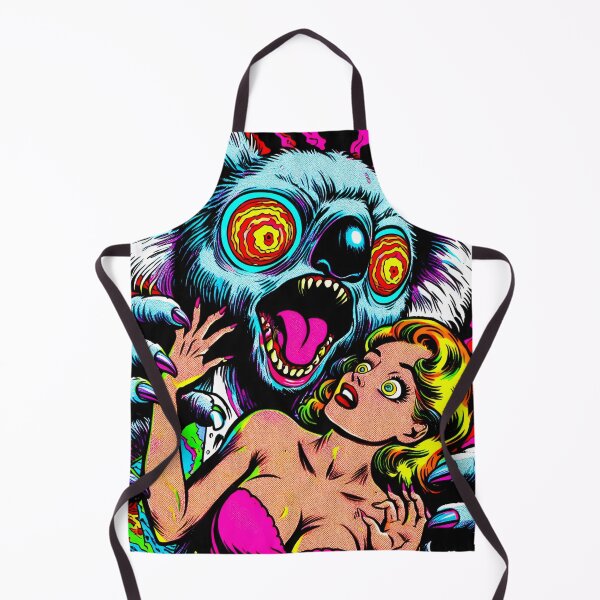 Item preview, Trippy Psychedelic Koala Monster Attack designed and sold by AIPixelMaster.