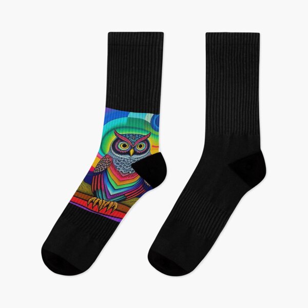 Item preview, Trippy owl art designed and sold by Flowerslaps.