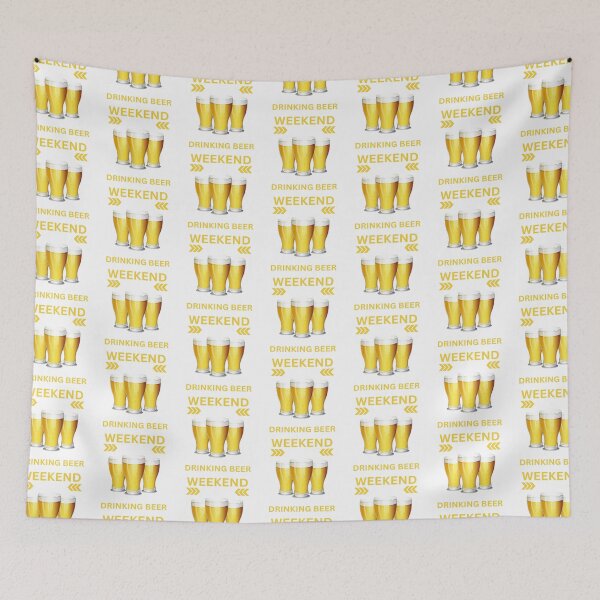 Item preview, Weekend Forecast-100% Drinking Beer designed and sold by Wilcox PhotoArt.
