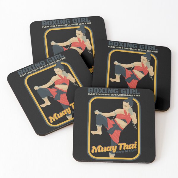 Artikelvorschau, Vintages Muay-Thai-Boxmädchen entworfen und verkauft von KewaleeTee.