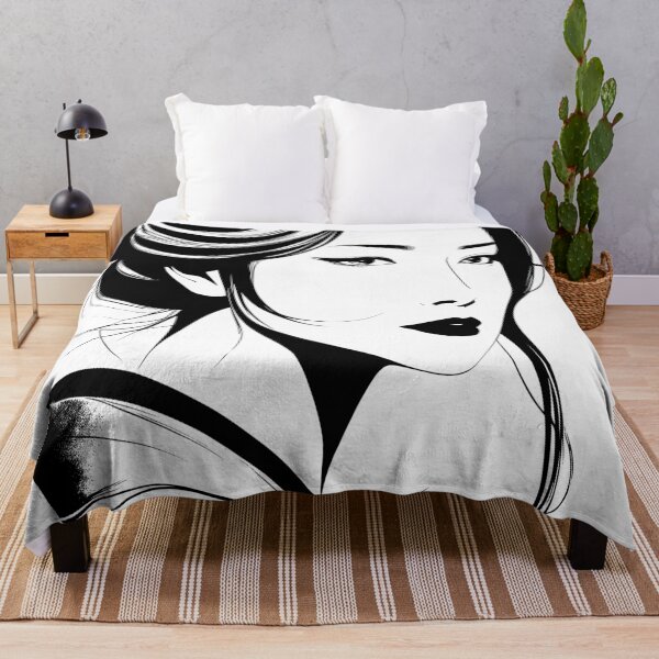 Item preview, Japanese woman line art designed and sold by Metaverse8.