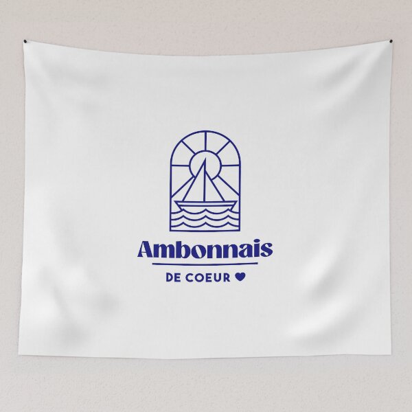 Item preview, Ambonnais de coeur - Brittany Morbihan 56 Sea Holidays Beach designed and sold by Burning Dog.