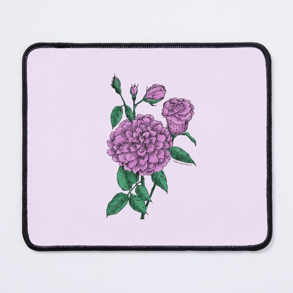 Item preview, Purple Flat Rose Bloom Full 26-40 Petals In 3+ Rows designed and sold by Rachael Taylor.