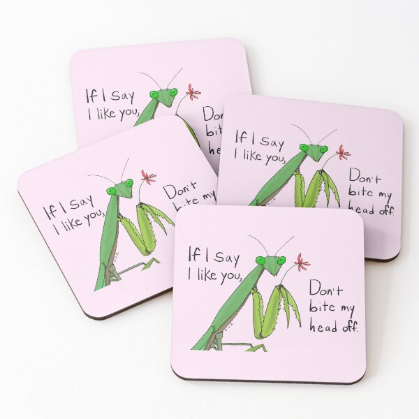 Item preview, Praying mantis valentine designed and sold by Olivia V. Ambrogio.