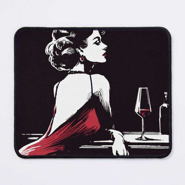 Item preview, Noir Woman in the Bar [Vintage, Retro] designed and sold by RESToRAPTOR.