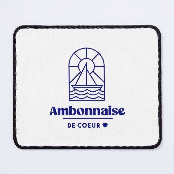 Item preview, Ambonnaise de coeur - Brittany Morbihan 56 Sea Holidays Beach designed and sold by Burning Dog.