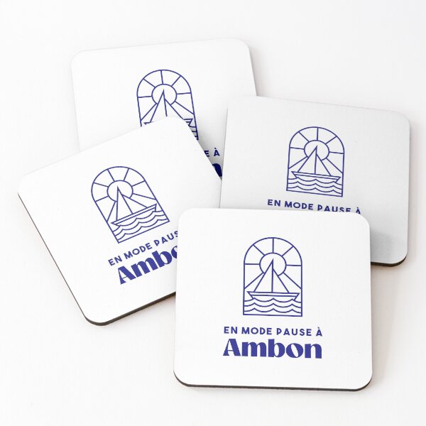Item preview, Ambon in pause mode - Brittany Morbihan 56 Sea Holidays Beach designed and sold by Burning Dog.